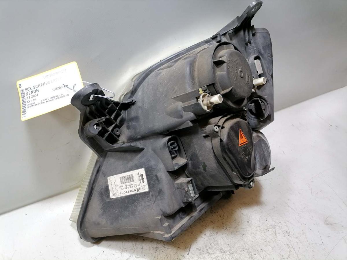 Opel Meriva A Bj.2004 original Xenonscheinwerfer rechts leicht vergilbt